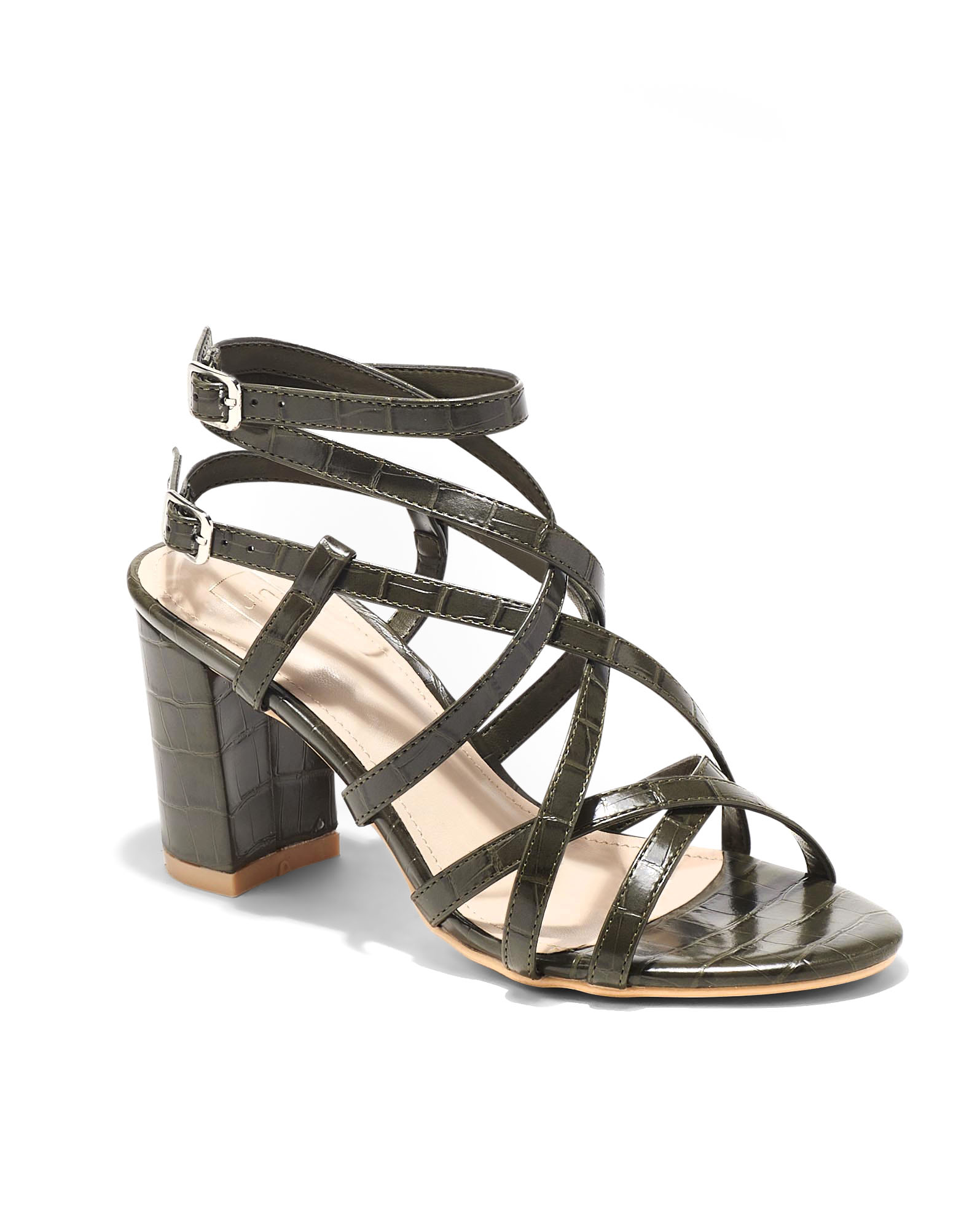 Sandale croco online femme