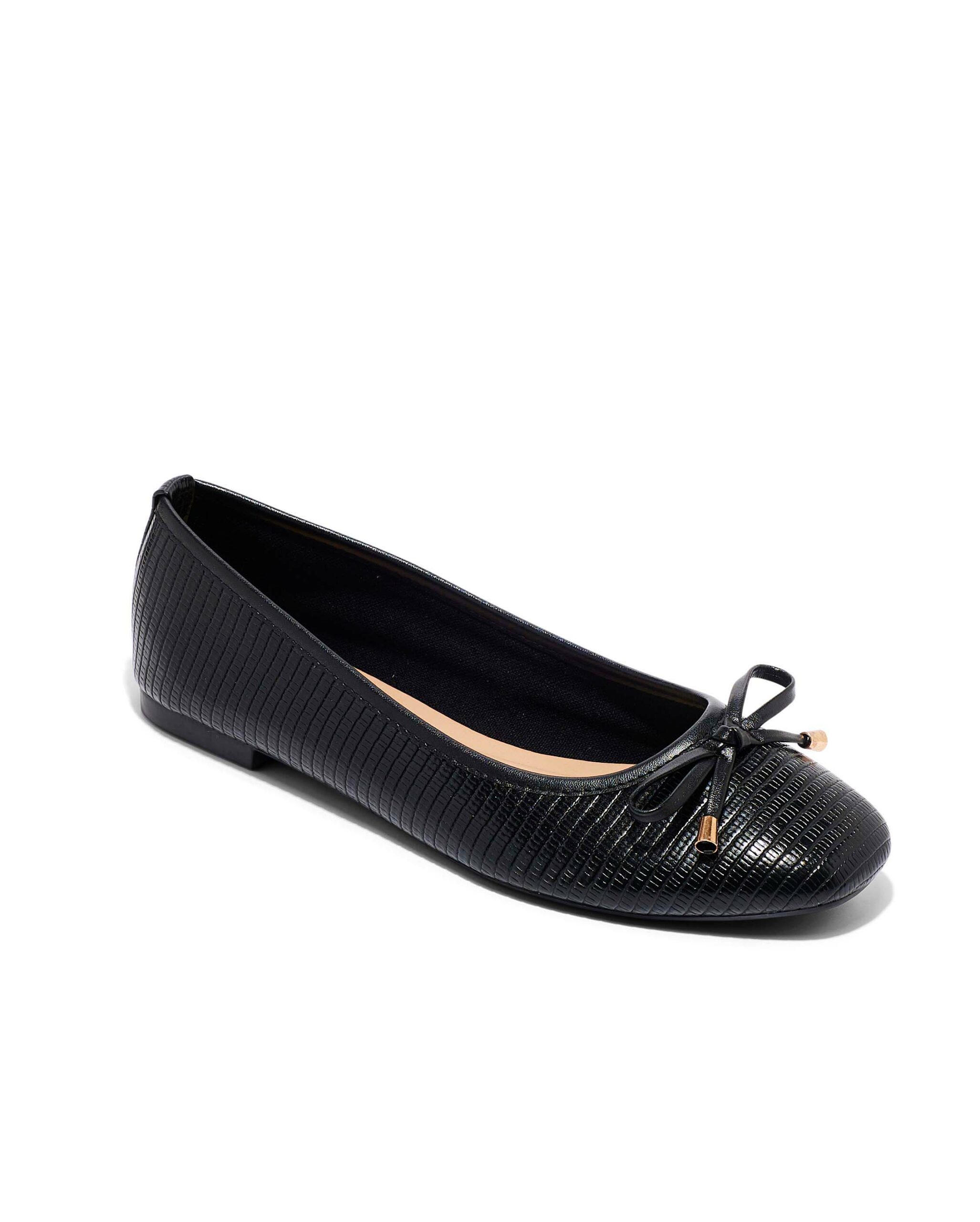 BALLERINE FEMME NOIR PYTHON Jina.re